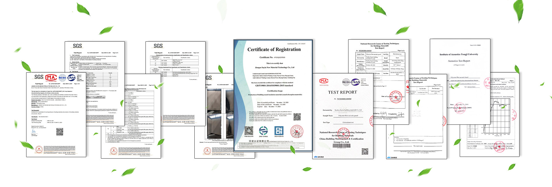 جودة لوحات صوتية بوليستر مصنع